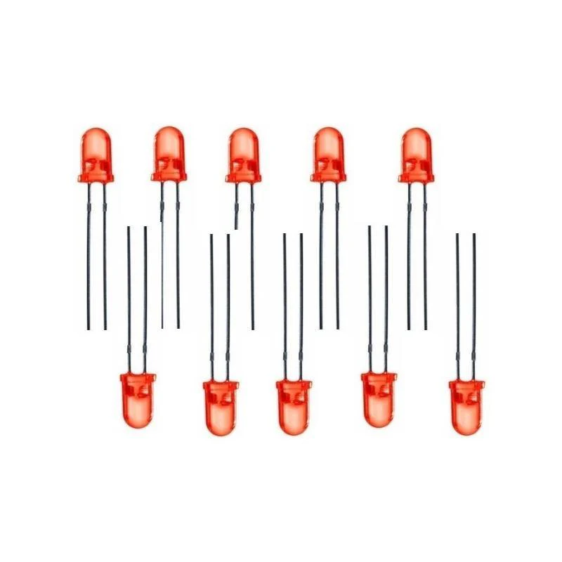 3mm Red Led (Pack of 10) - Image 3