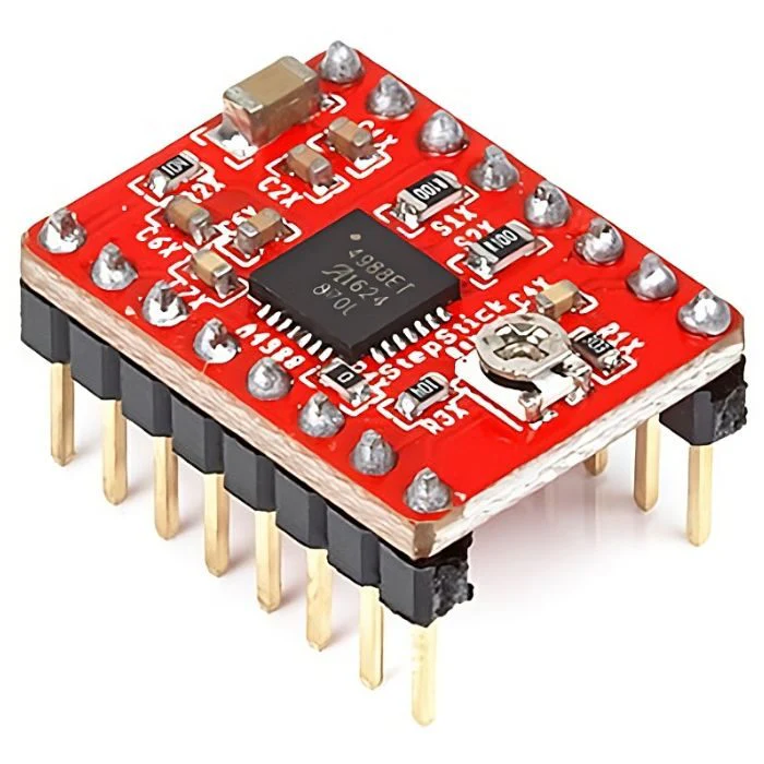 A4988 Stepper Motor Driver Module with Heat Sink For 3D Printer (Red) - Image 4